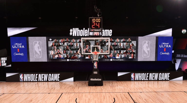 NBA seleciona Microsoft para inserir fãs virtualmente nos locais de jogos