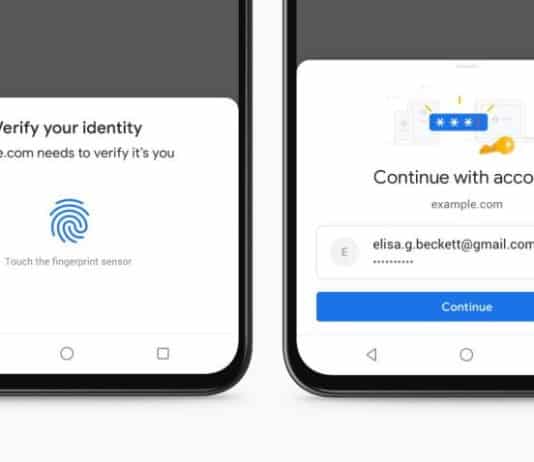 Google insere medidas biométricas de segurança para o Chrome