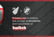 Athletico-PR terá jogo contra Vasco transmitido na plataforma Twitch