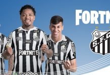 Fortnite fecha patrocínio pontual com Santos para final da Libertadores