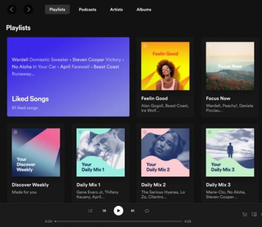 Spotify anuncia ajustes para dispositivo para área de trabalho e web