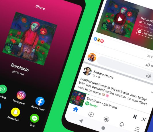 Spotify apresenta solução de áudio integrada a plataforma do Facebook