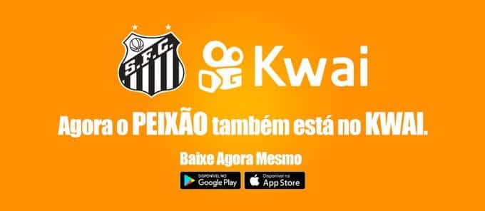 Clube de futebol Santos cria conta oficial na plataforma de vídeos Kwai